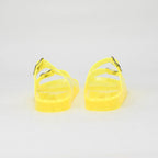 André Sandales Translucides Jaunes Femme