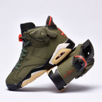Nike Jordan 6 Sneakers Style Militaire Homme