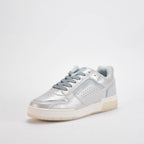 Safety Jogger Sneakers Argentées Effet Métallique Femme