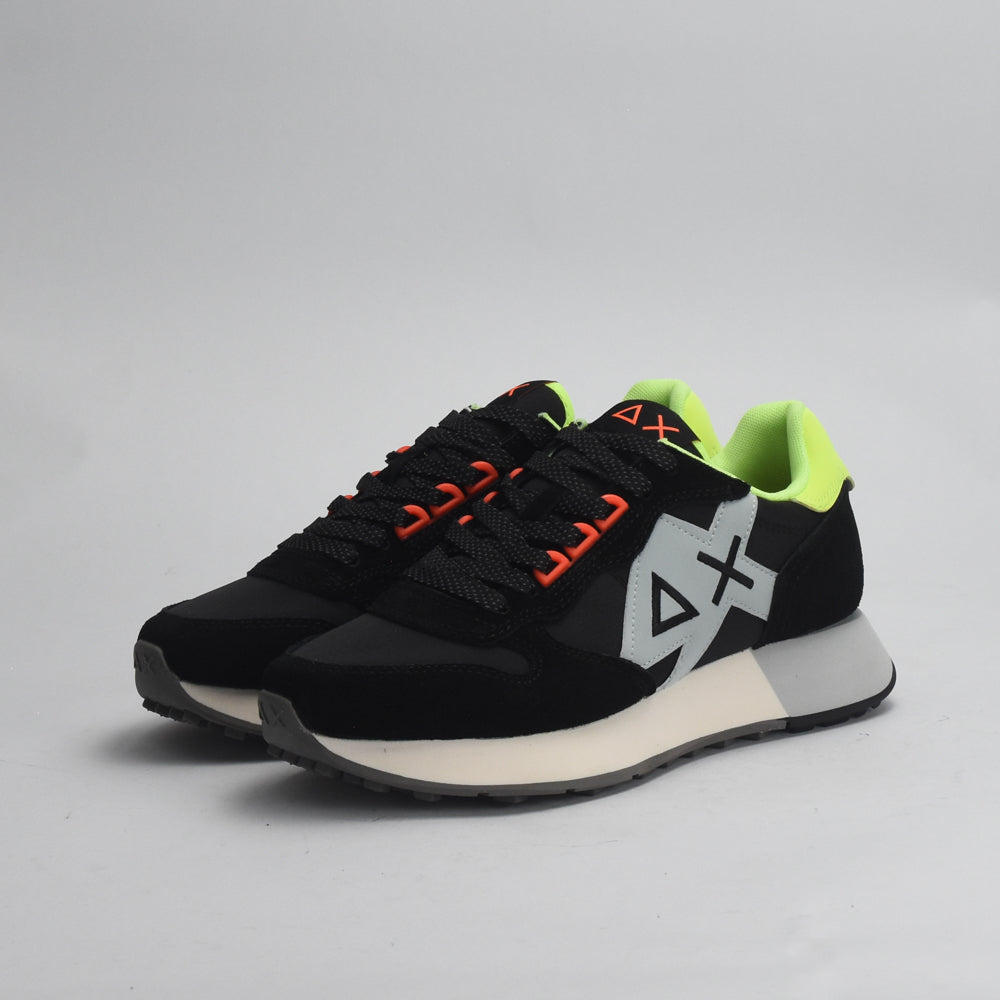 BASKET SUN68 JAKI 2.0 FLUO 11 NERO﻿ 2