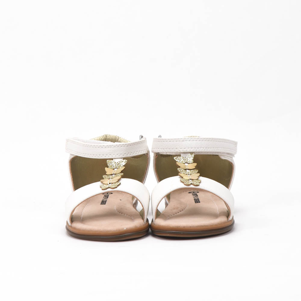 Safety Jogger Sandales Fille Blanc Papillons Confortables