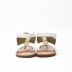 Safety Jogger Sandales Fille Blanc Papillons Confortables