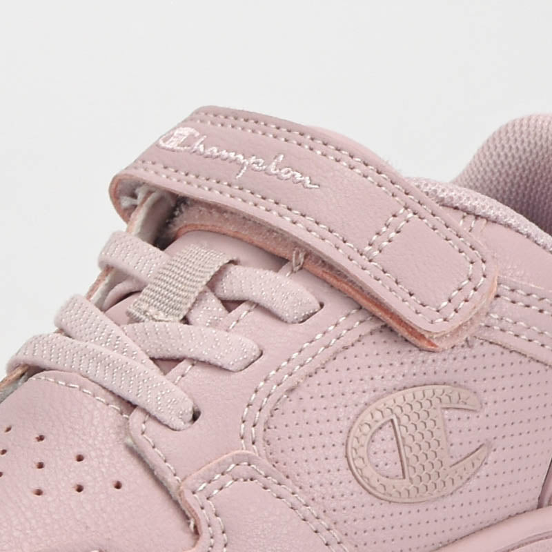 Champion Baskets Basses Roses avec Scratch Fille