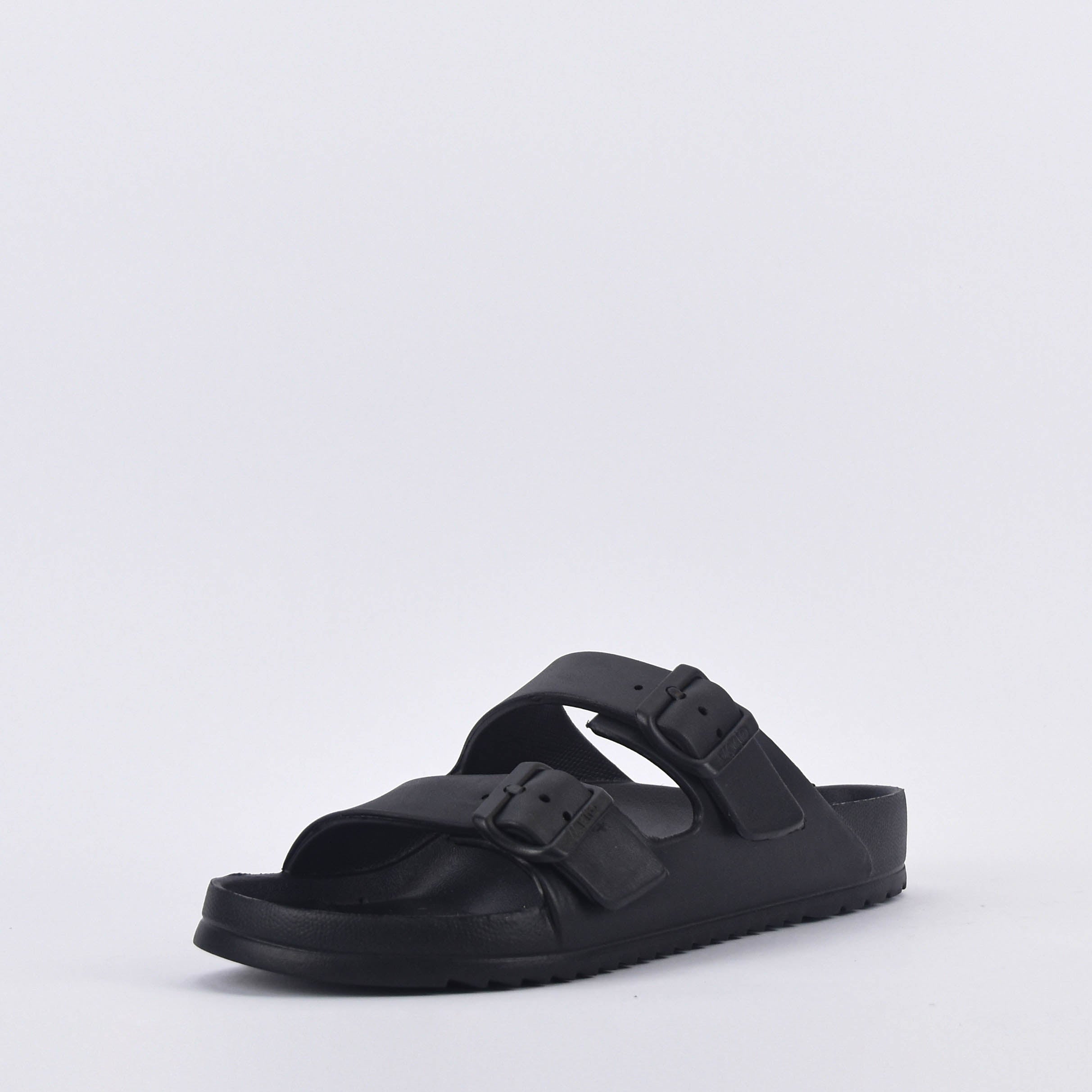 Kito Sandales à Boucles Confortables Noir Unisexe
