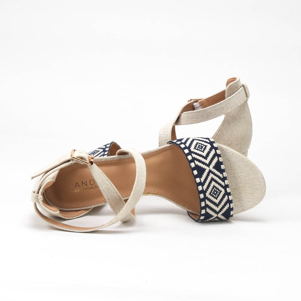 André Sandales à Talons Géométriques Femme