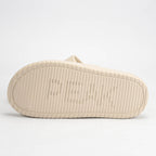 Peak Claquettes Confortables Beige Unisexe