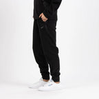 Reebok Pantalon de Jogging en Polaire Noir Homme