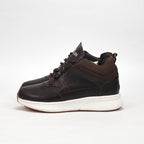 Raber Chaussures Orthopédiques en Cuir Marron Homme