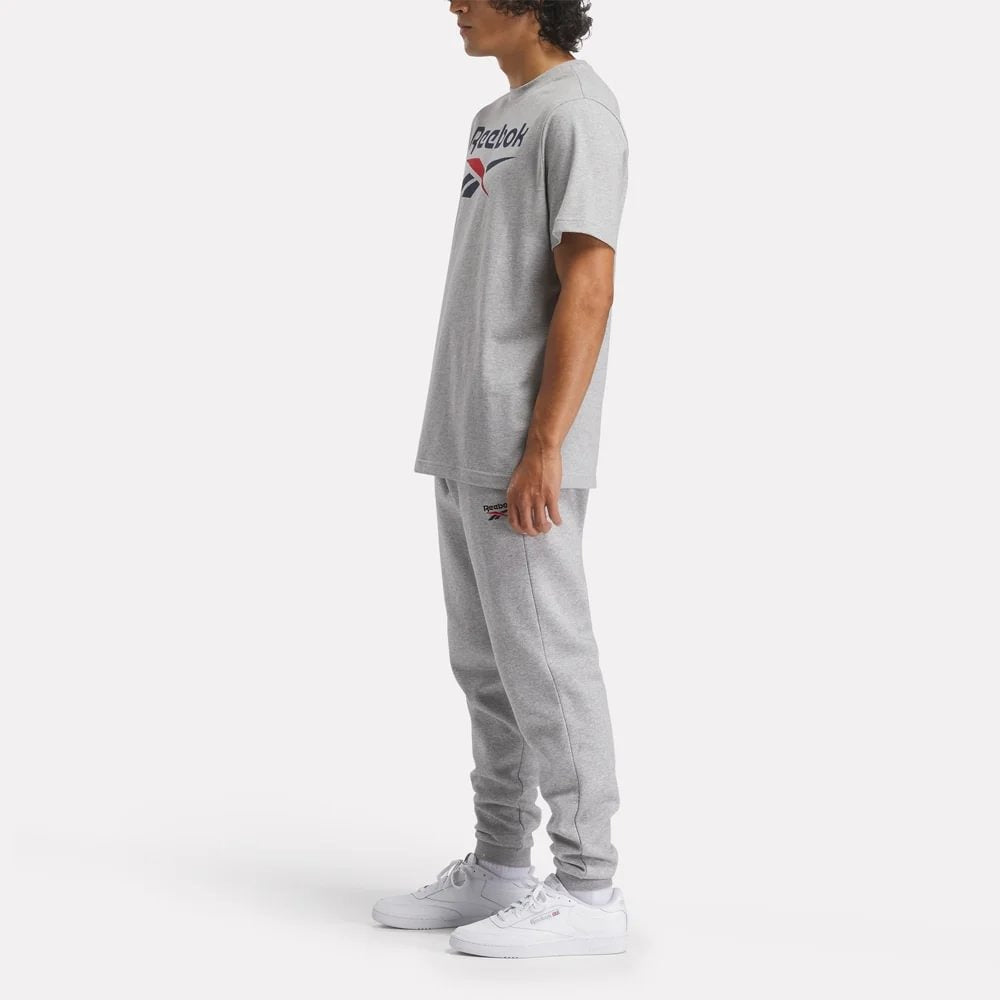 Reebok T-Shirt Logo Classique Gris Homme
