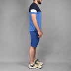 HARD1 Ensemble Short et T-shirt Bicolore Homme