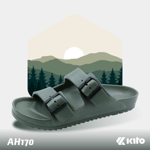 Kito Sandales à Boucles Confortables Homme