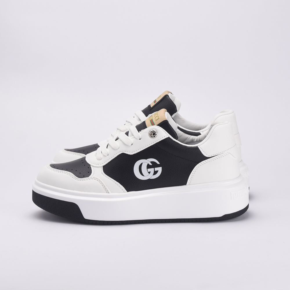 Kimland Baskets Plateforme Bicolores Tendance Femme