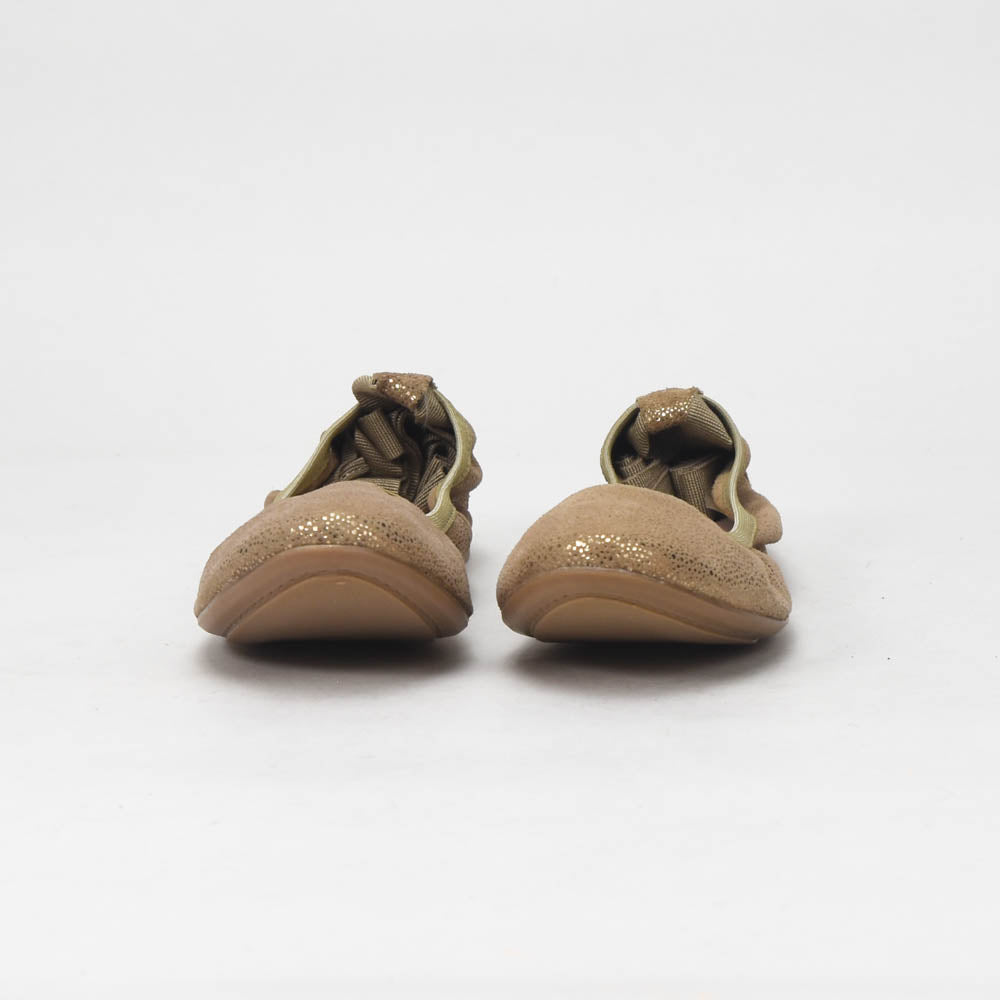 André Ballerines Dorées Confortables Femme