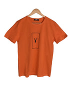 T-shirt ORANGE *TETE DE RENNE *