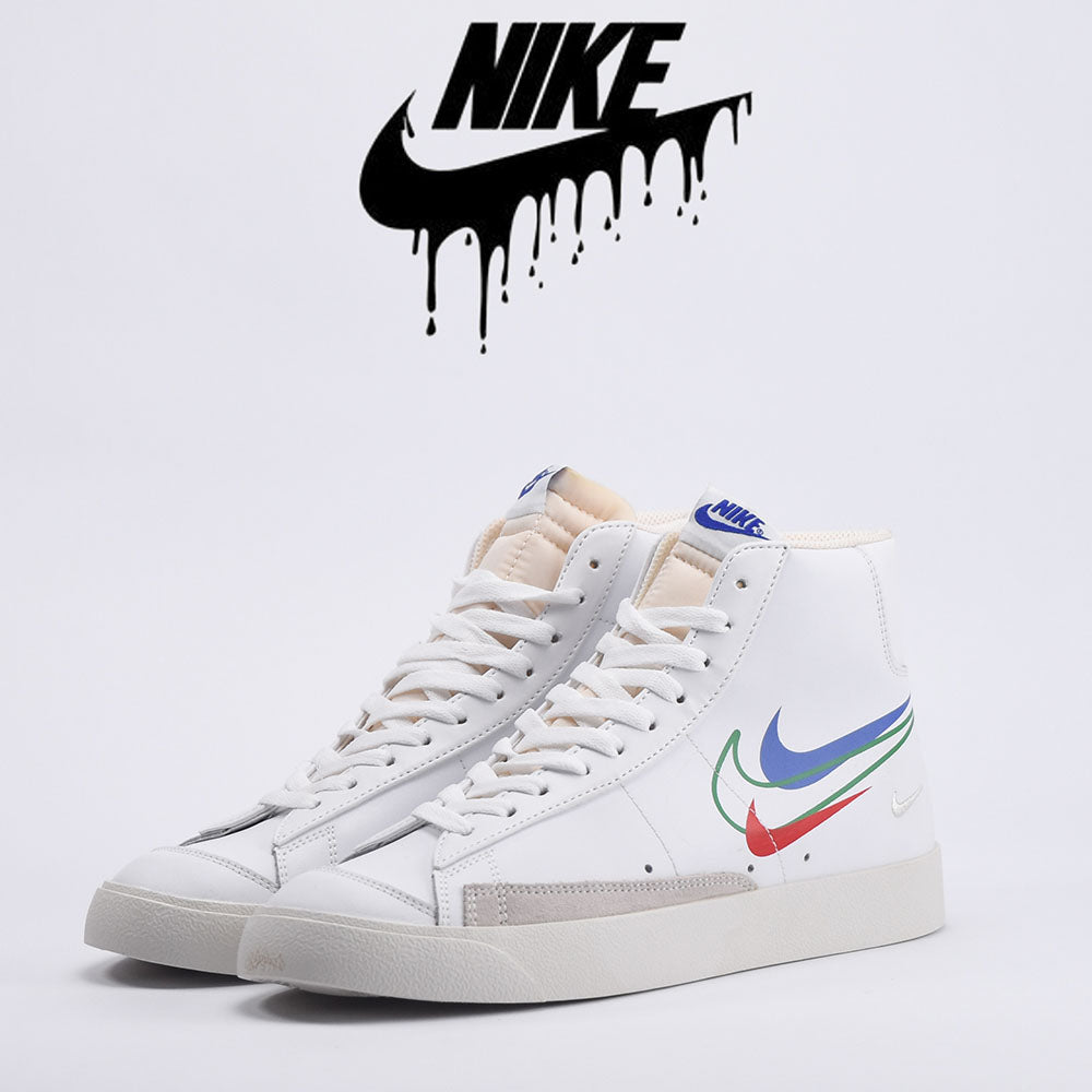 Nike Blazer Mid Sneakers Design Multicolore Homme