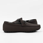 Massimo Mocassins Élégants en Cuir Marron Homme