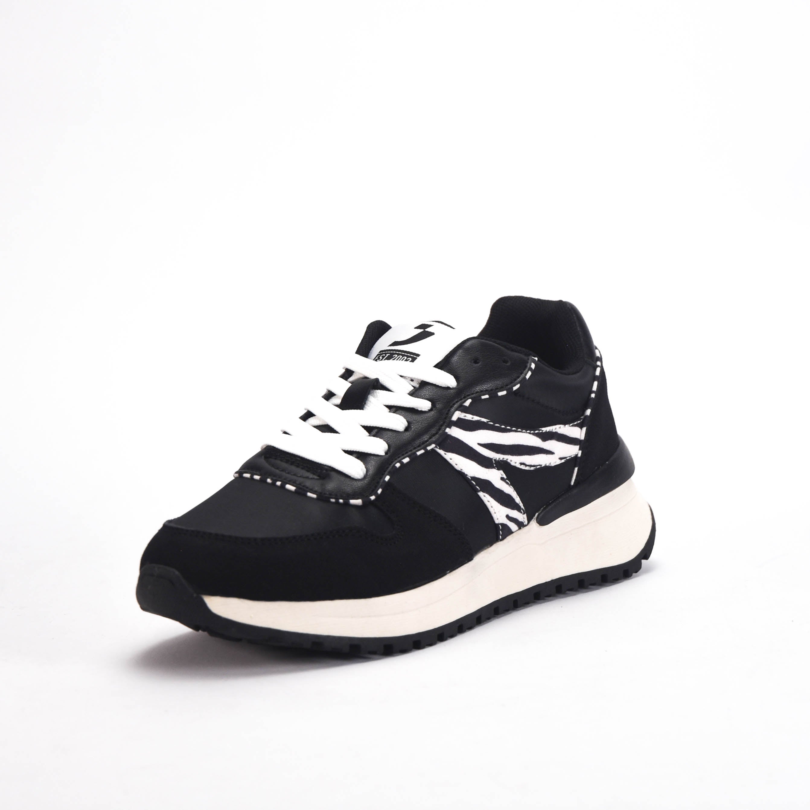 Safety Jogger Baskets Mode Légères Motif Zèbre Femme