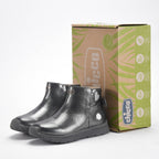 Chicco Bottines Argentées Effet Serpent pour Fille