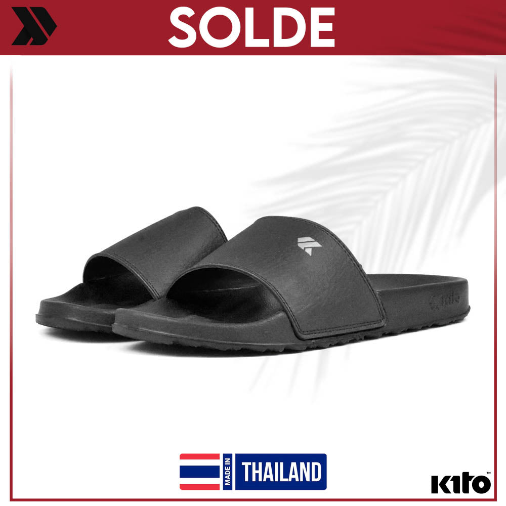 Kito Claquettes Confortables Noir Homme