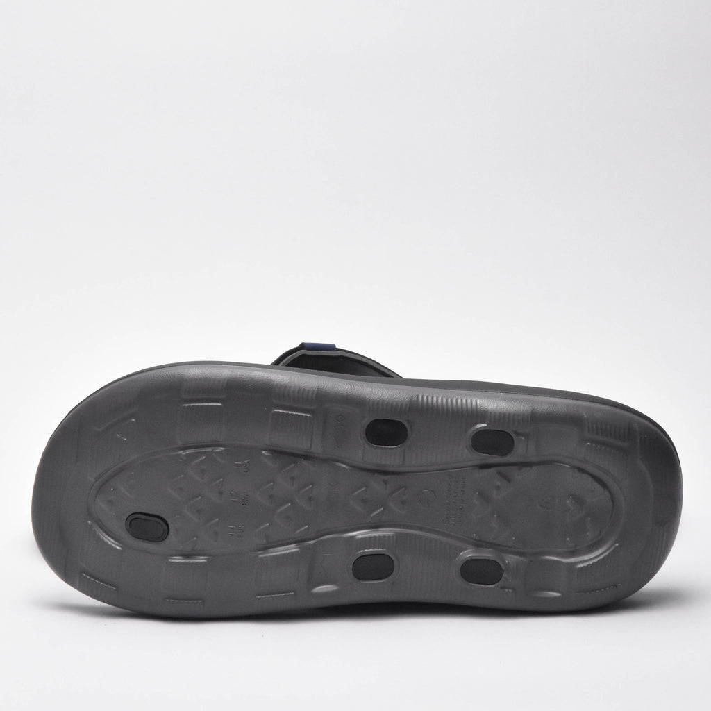 Cartago Luxemburgo Tongs Confortables Homme Noir et Gris