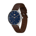 Lacoste Montre Bracelet Cuir Élégante Homme