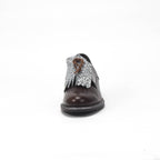 André Chaussures Richelieu Cuir Marron à Franges Femme