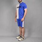 Hardone Ensemble Short et T-shirt Bicolore Homme