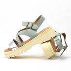 Kimland Sandales Plateforme Multicolores Fille