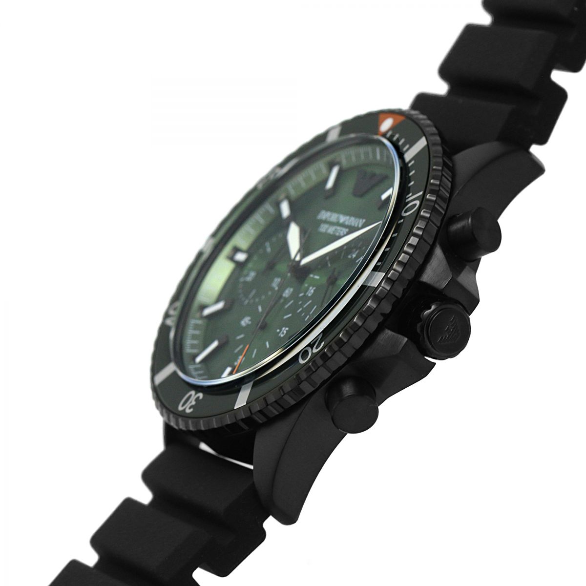 Emporio Armani Montre Chronographe Cadran Vert Homme