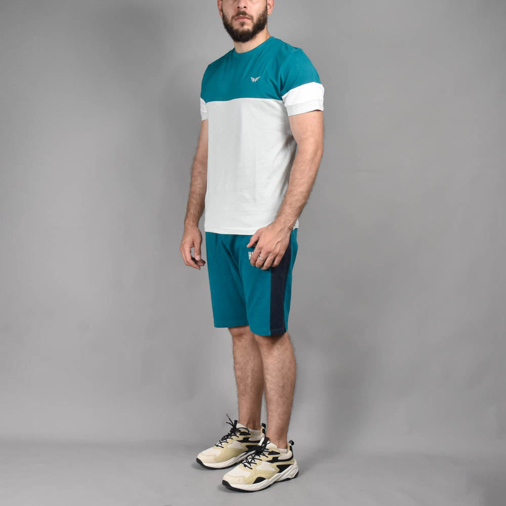 HARD1 Ensemble Short et T-shirt Décontracté Homme