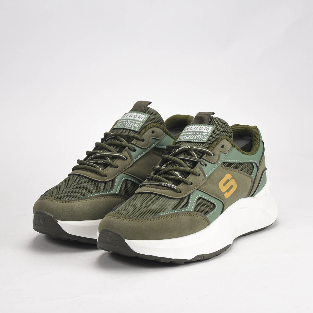 Venom Baskets Lifestyle Respirantes Homme Vert Kaki