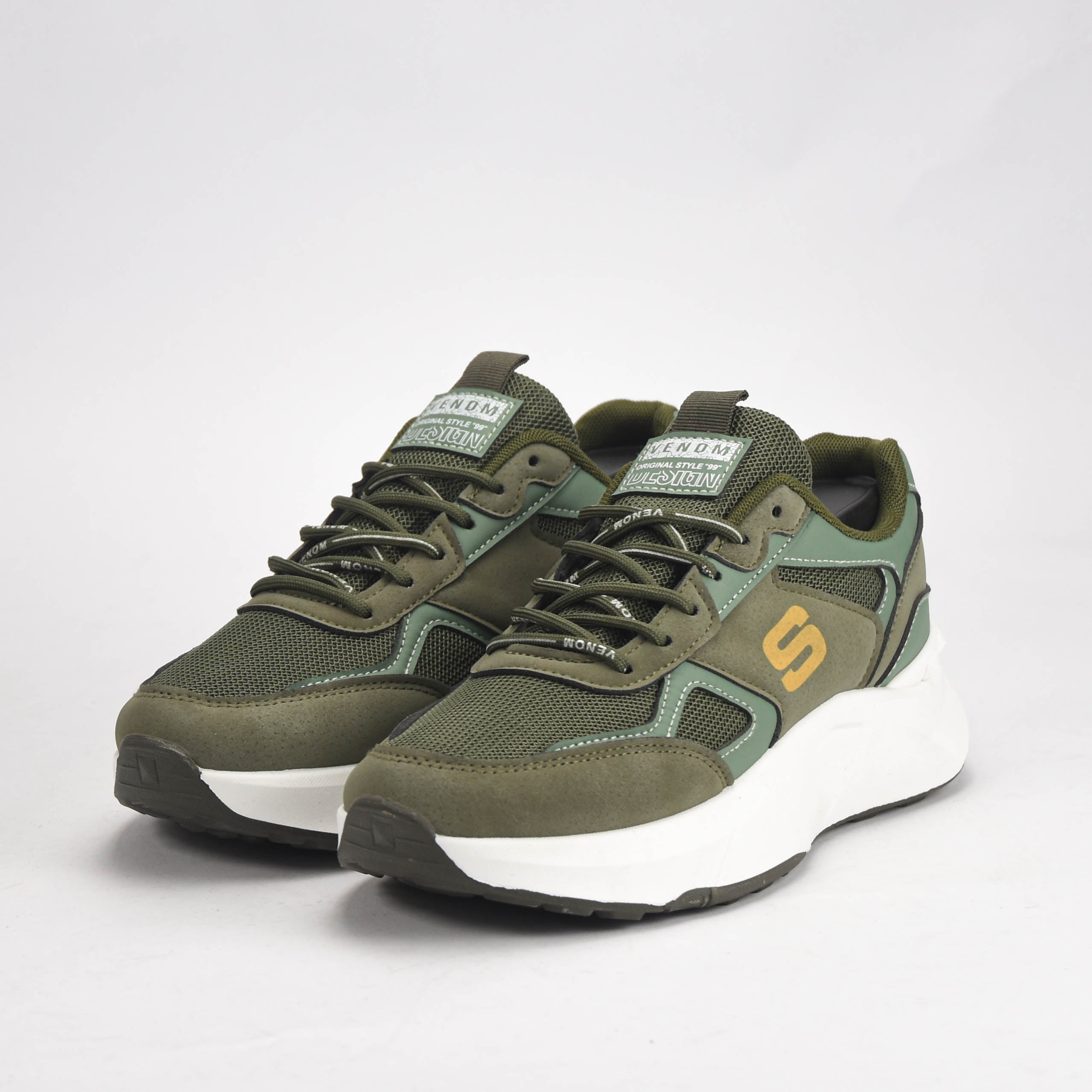 Venom Baskets Lifestyle Respirantes Homme Vert Kaki