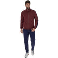Lotto Survêtement Sport Chic Bordeaux et Bleu Homme