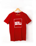 T-shirt ROUGE RETRO MUSIC