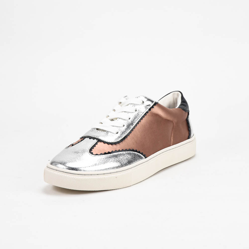 André Baskets Basses Design Bicolore Femme