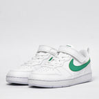Nike Court Borough Baskets Enfant Confortables Blanc et Vert