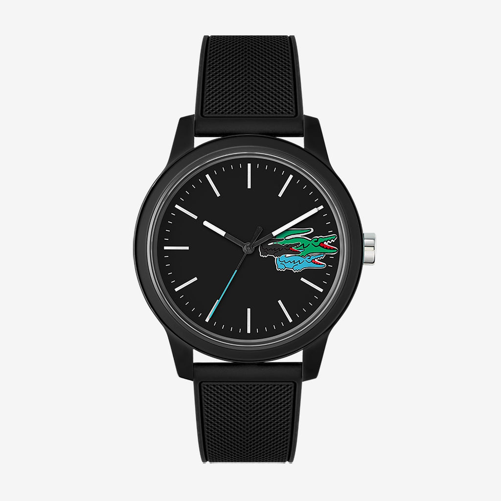 Montre Lacoste Silicone Noir Élégante Homme
