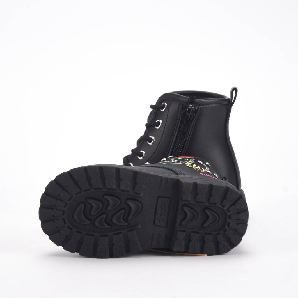Chicco Bottines à Cœurs et Strass pour Fille