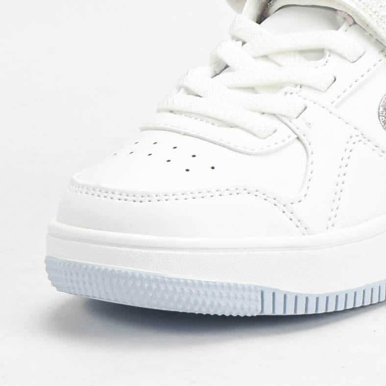 Champion Baskets Basses à Scratch et Paillettes Fille