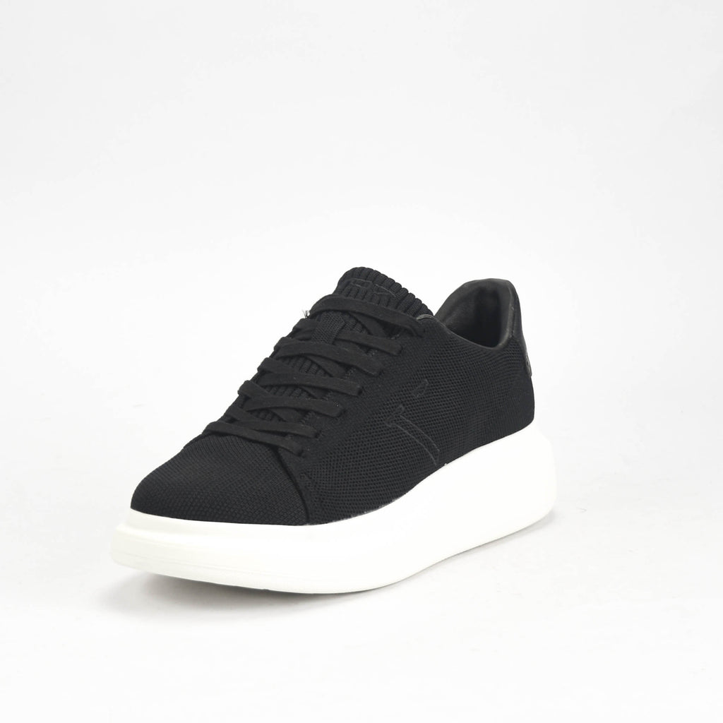 VO7 Baskets Elysee Knit Noir Confortables Homme