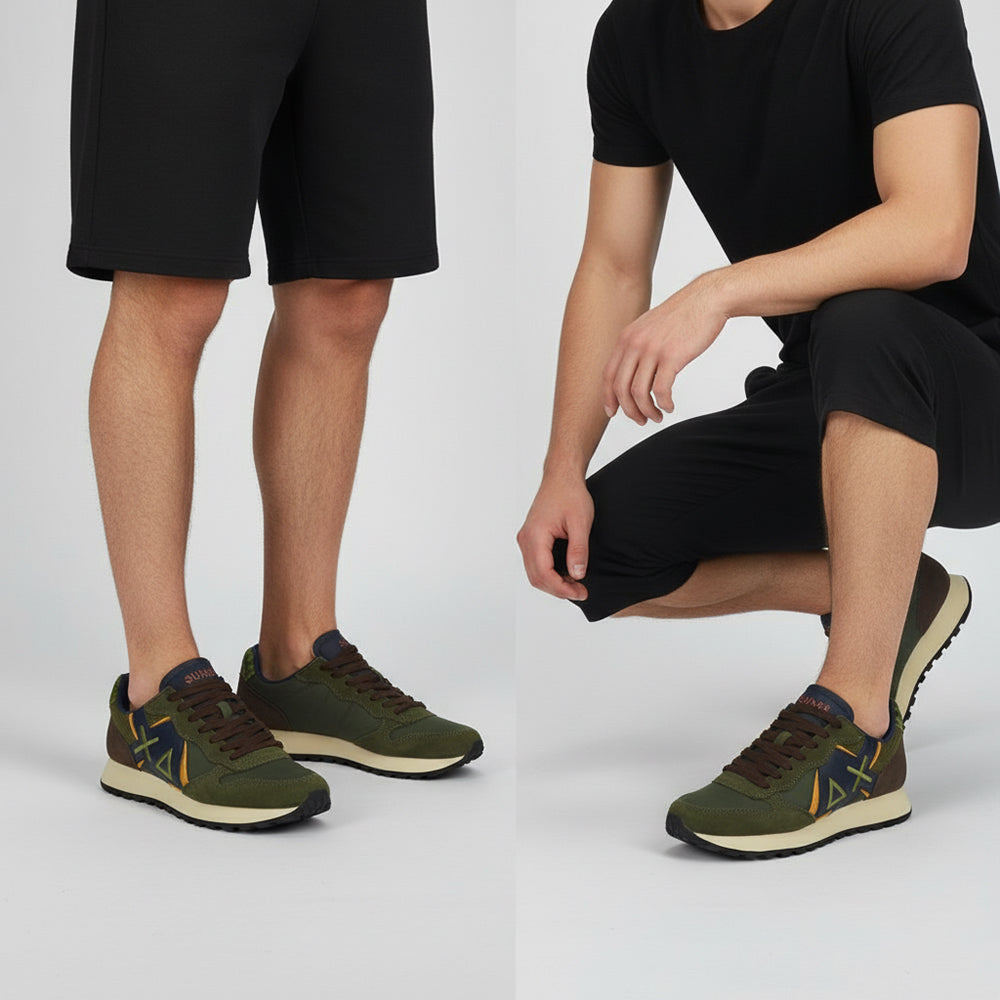 BASKET SUN68 JAKI WINTER 74 MILITARE SCURE ﻿ 9