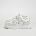 Champion Baskets Rebound Low Scratch Enfant Blanc et Gris