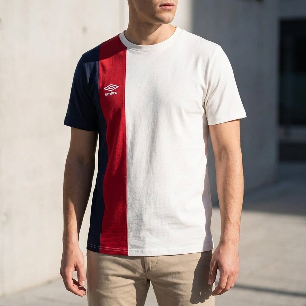 Umbro T-shirt à Rayures Sportswear Homme