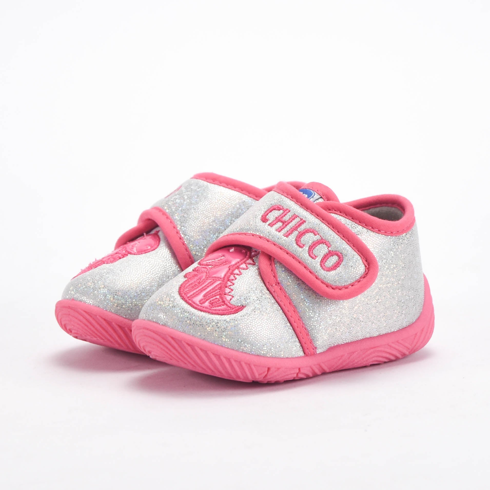 Chicco Chaussons Souples Pailletés Premier Pas Fille