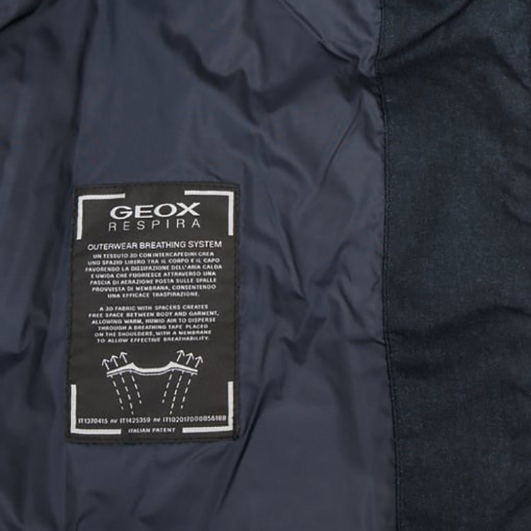 Geox Doudoune Chaude et Respirante Bleu Marine Homme
