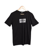 T-shirt Noir Imprimé Moon Child Unisexe