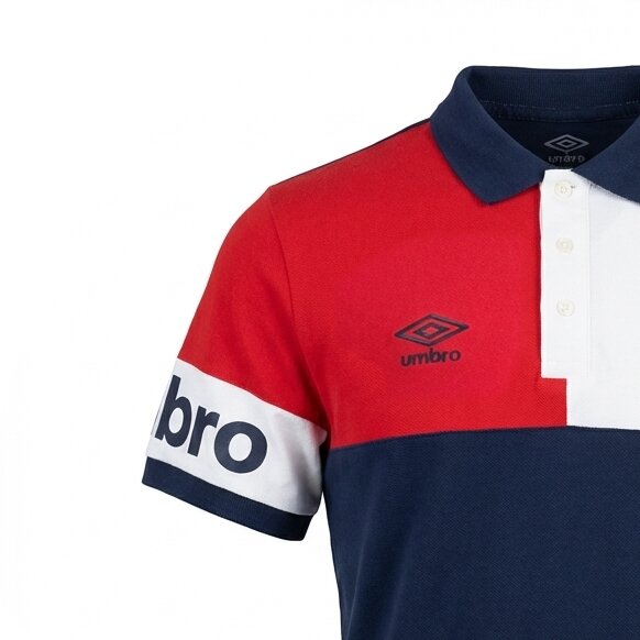 Umbro Polo Sportif Tricolore Homme