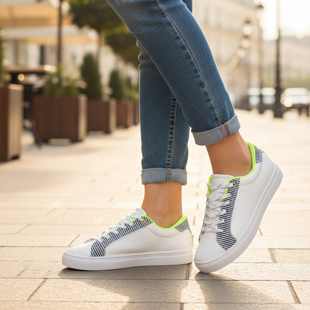 André Baskets Basses Style Urbain Femme