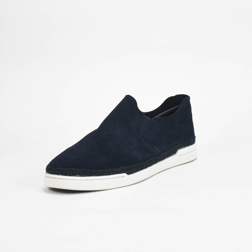 VO7 Slip-on Sneakers en Daim Bleu Marine Homme