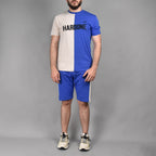 Hardone Ensemble Short et T-shirt Bicolore Homme